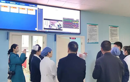 5G急救系統/120急救轉運監護天榮醫療-魏縣中醫醫院參觀考察豐縣人民醫院院前5G智慧急救體系建設！